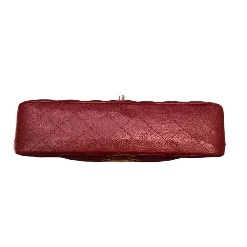 シャネル CHANEL マトラッセ25 A01112 18番台 ボルドー×シルバー金具 