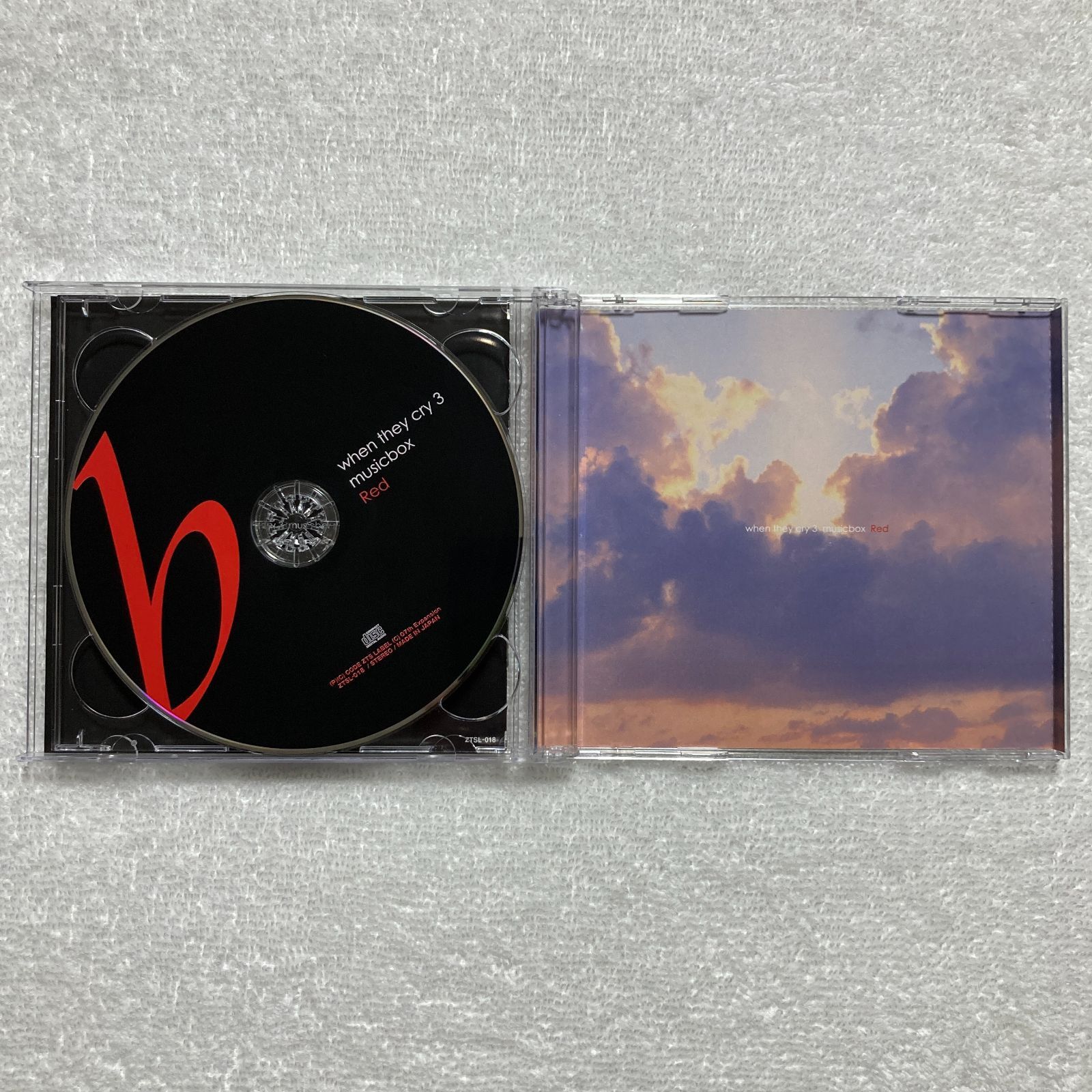 うみねこのなく頃に散 Music CD 新品④ うみねこのなく頃に散 musicbox Red | zts | CODE ZTS LABEL