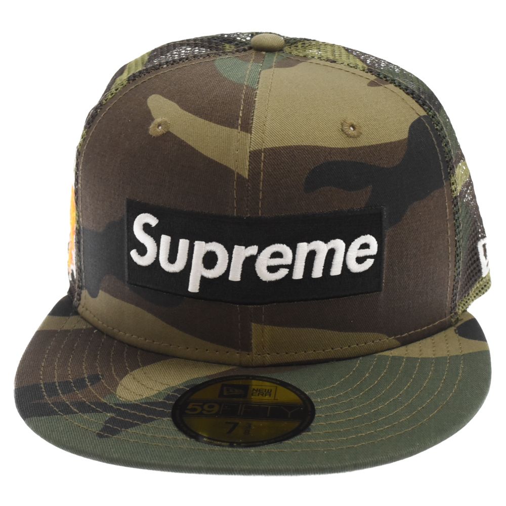 SUPREME (シュプリーム) 24SS Box Logo Mesh Back New Era Woodland 
