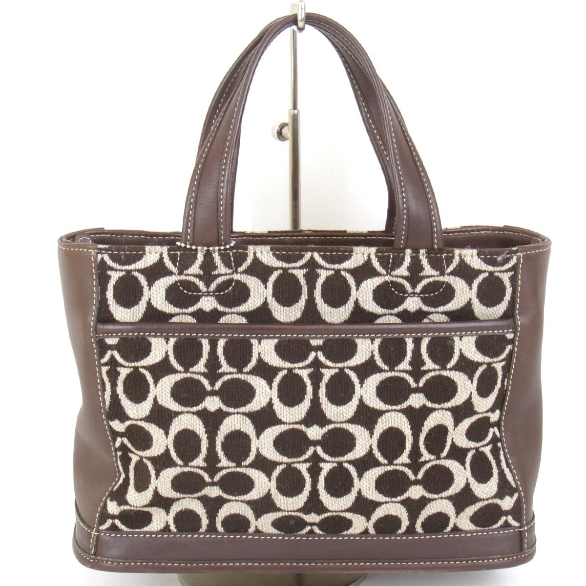 USED』 COACH コーチ G0P-6167 トートバッグ ブラウン - メルカリ