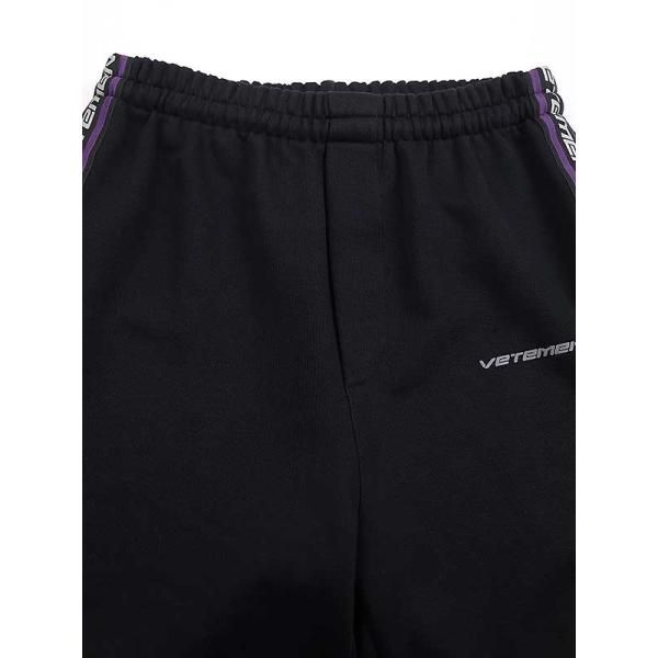 VETEMENTS ヴェトモン 21AW UNISEX LOGO TAPE TRACK PANTS ロゴテープ