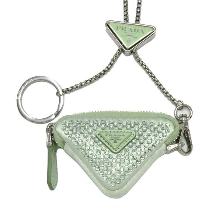 プラダ ポーチ 1TT147 CRYSTAL / CRISTAL (金具：シルバー系・ブラック
