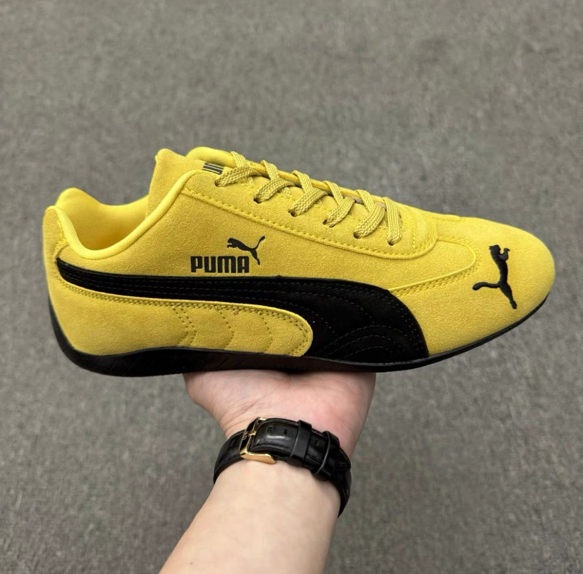 PUMA SPEEDCAT OG★ブラック×イエロー★プーマ　スピードキャット ☆PUMA☆Speedcat OG Yellow Black スピードキャット OG PUMA