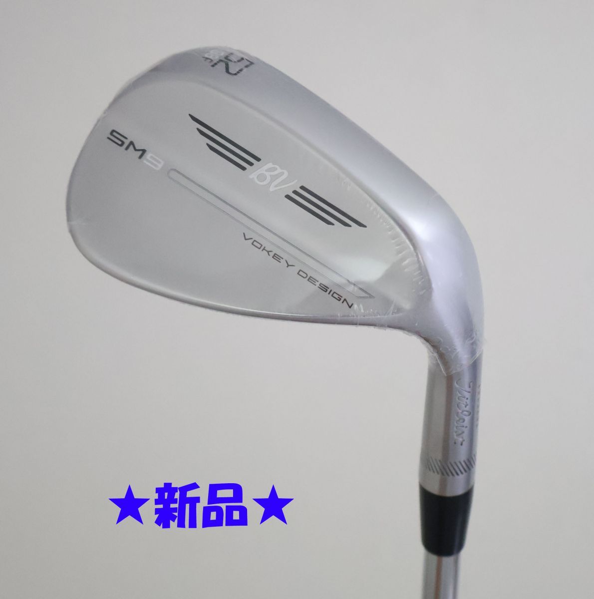 ● 2025 タイトリスト ボーケイ ウェッジ SM9 ツアークローム仕上 5208F 52°DynamicG スチール S200 78199