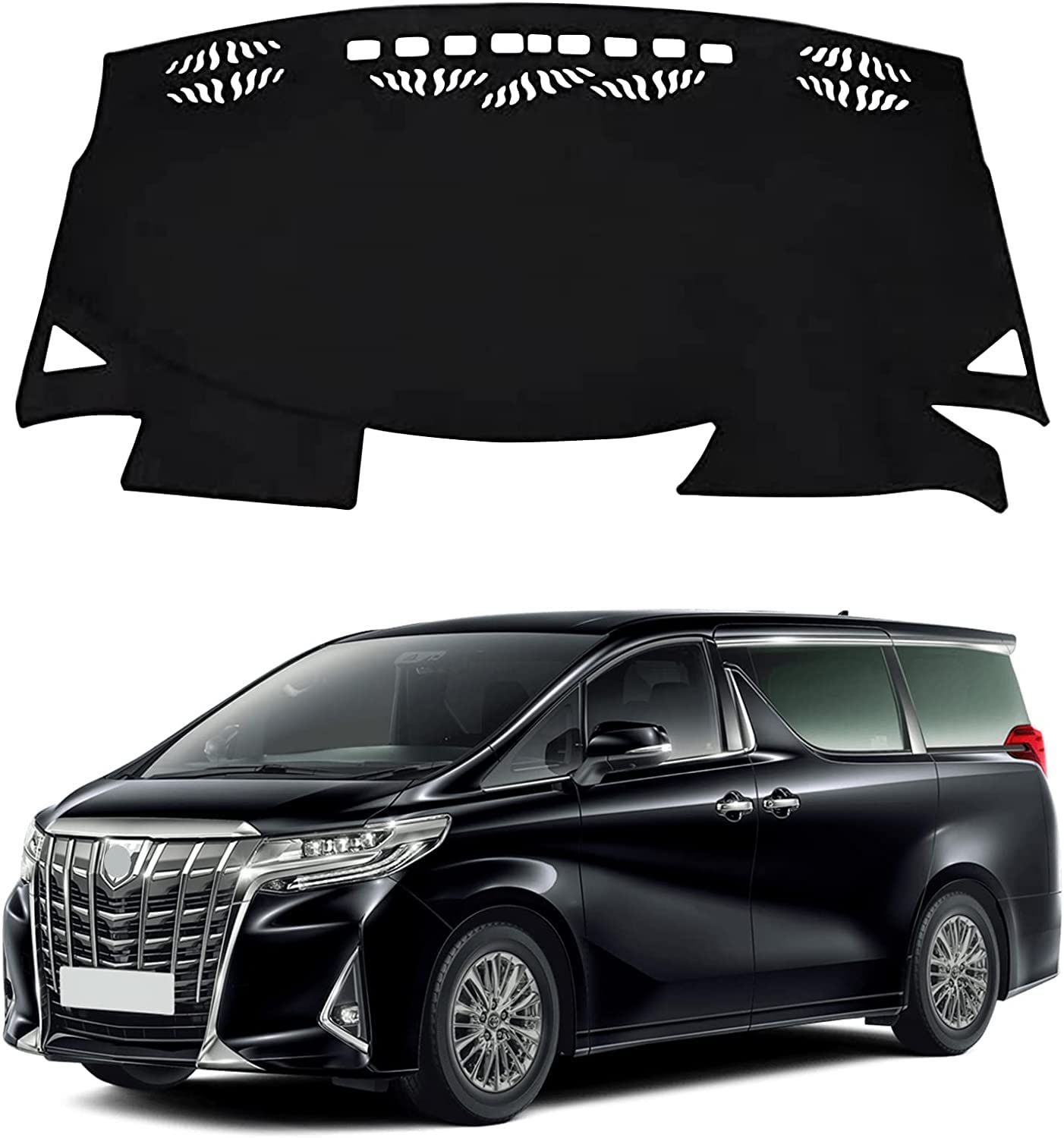 新品 ZEDTYDE ダッシュボードマット アルファード/ヴェルファイア 30系 車 VELLFIRE ALPHARD 30 前期・後期 け  ダッシュボードヴェルファイア パーツ アルファード マット フランネル インテリア アクセサリー 1Pセット (トヨタ - メルカリ