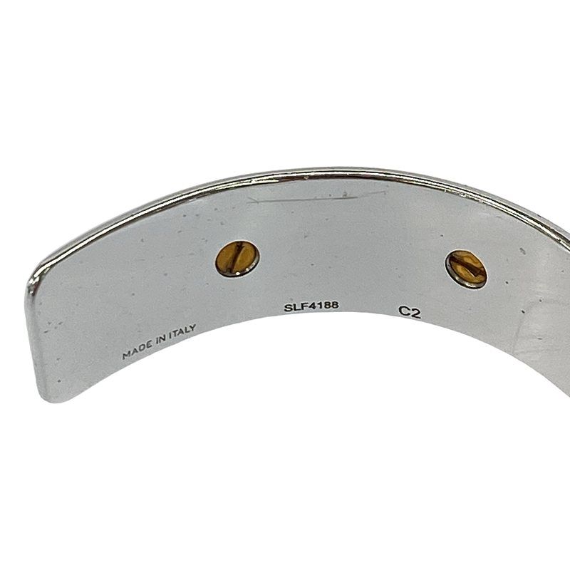 未使用級　セリーヌ スタッズ バングル シルバー / ゴールド レディース 未使用級 セリーヌ スタッズ バングル シルバー / ゴールド