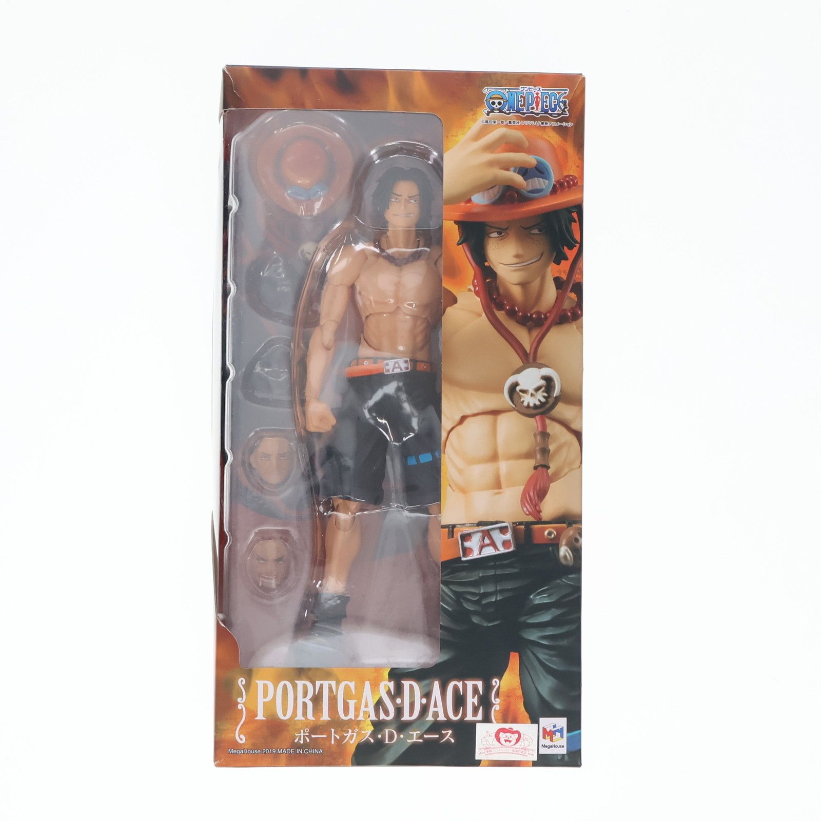 MegaHouse - VARIABLE ACTION HEROES ポートガス・D・エース Variable Action Heroes DX ONE PIECE Portgas D. Ace Figure