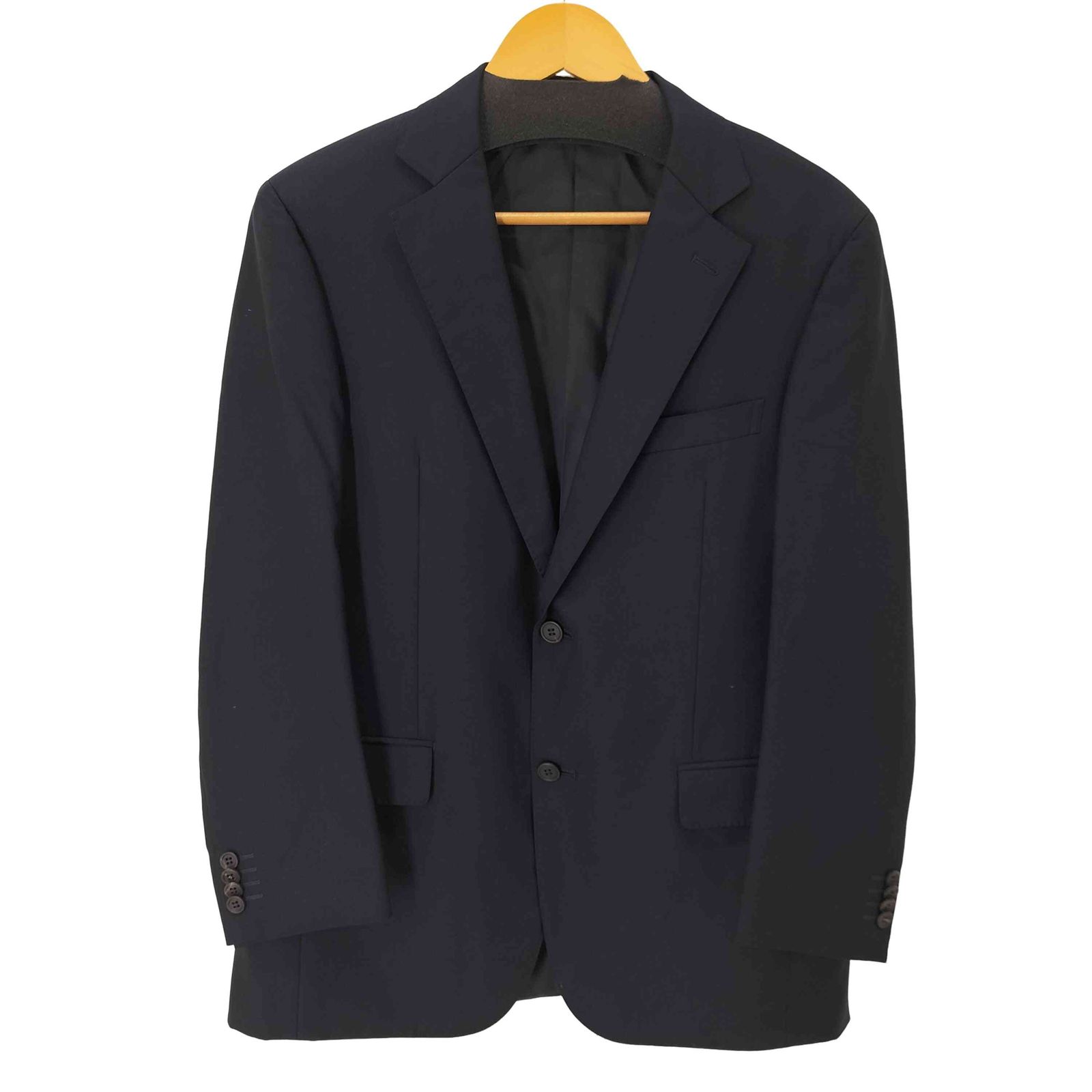 ニューヨーカー NEWYORKER 2Bストライプウールテーラードジャケット