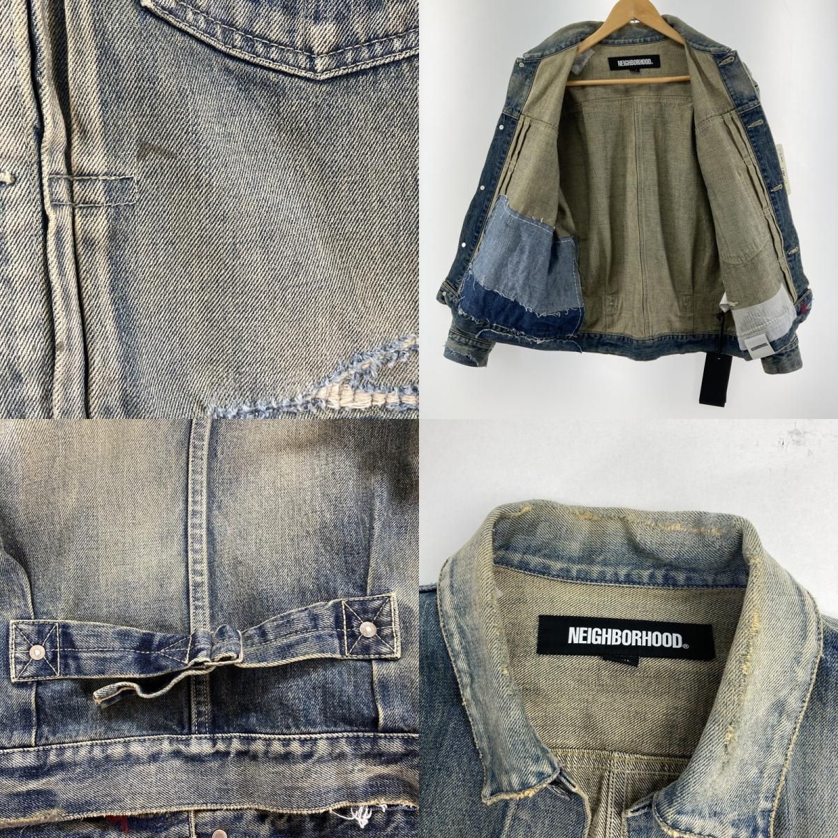 中古美品】NEIGHBORHOOD ネイバーフッド 241XBNH-JKM01 SAVAGE DENIM 