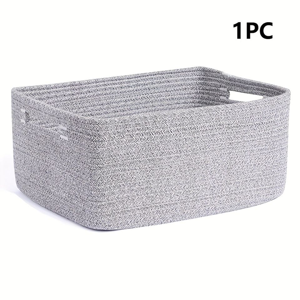 織物収納バスケット｜衣類 おもちゃ整理に