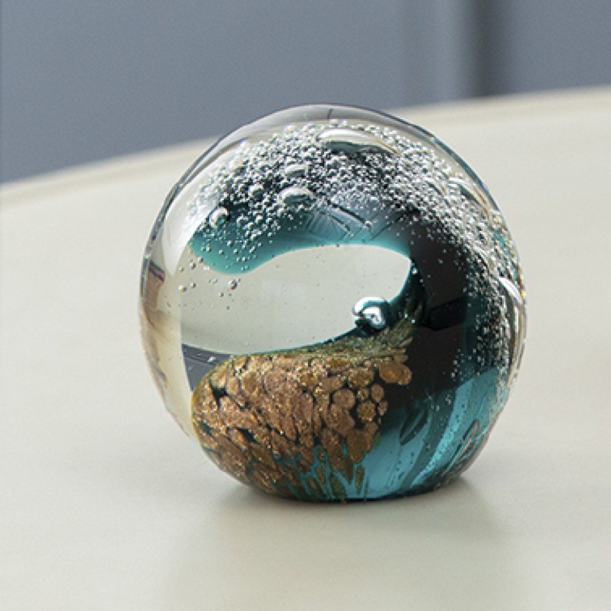 ガラスインテリアオブジェ（Glass interior objects） ウェーブ