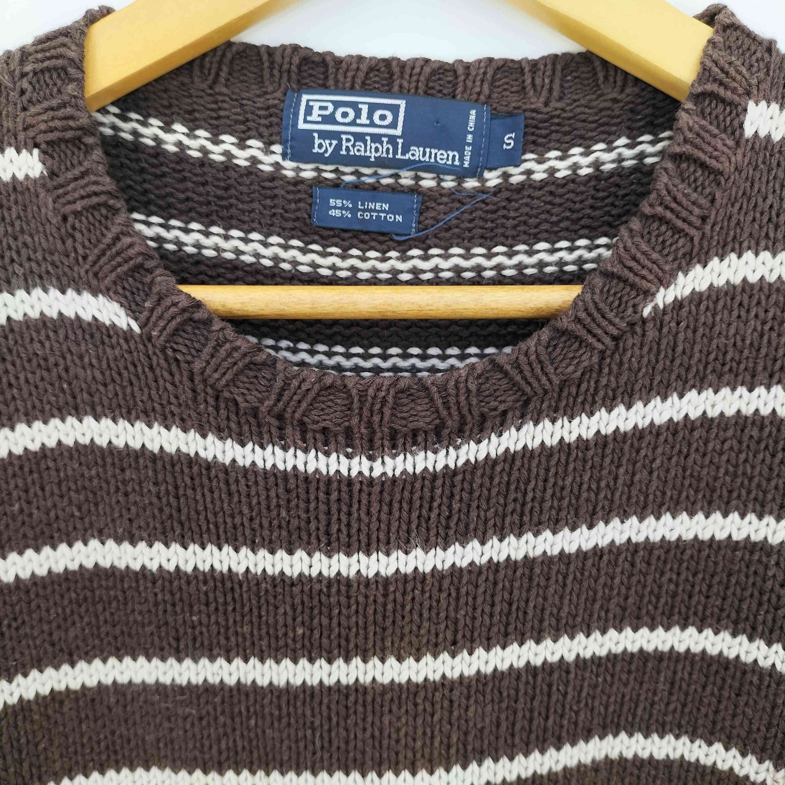 ポロバイラルフローレン　ボーダー　ニット Polo by Ralph Lauren ボーダーニットセーター 80 - メルカリ