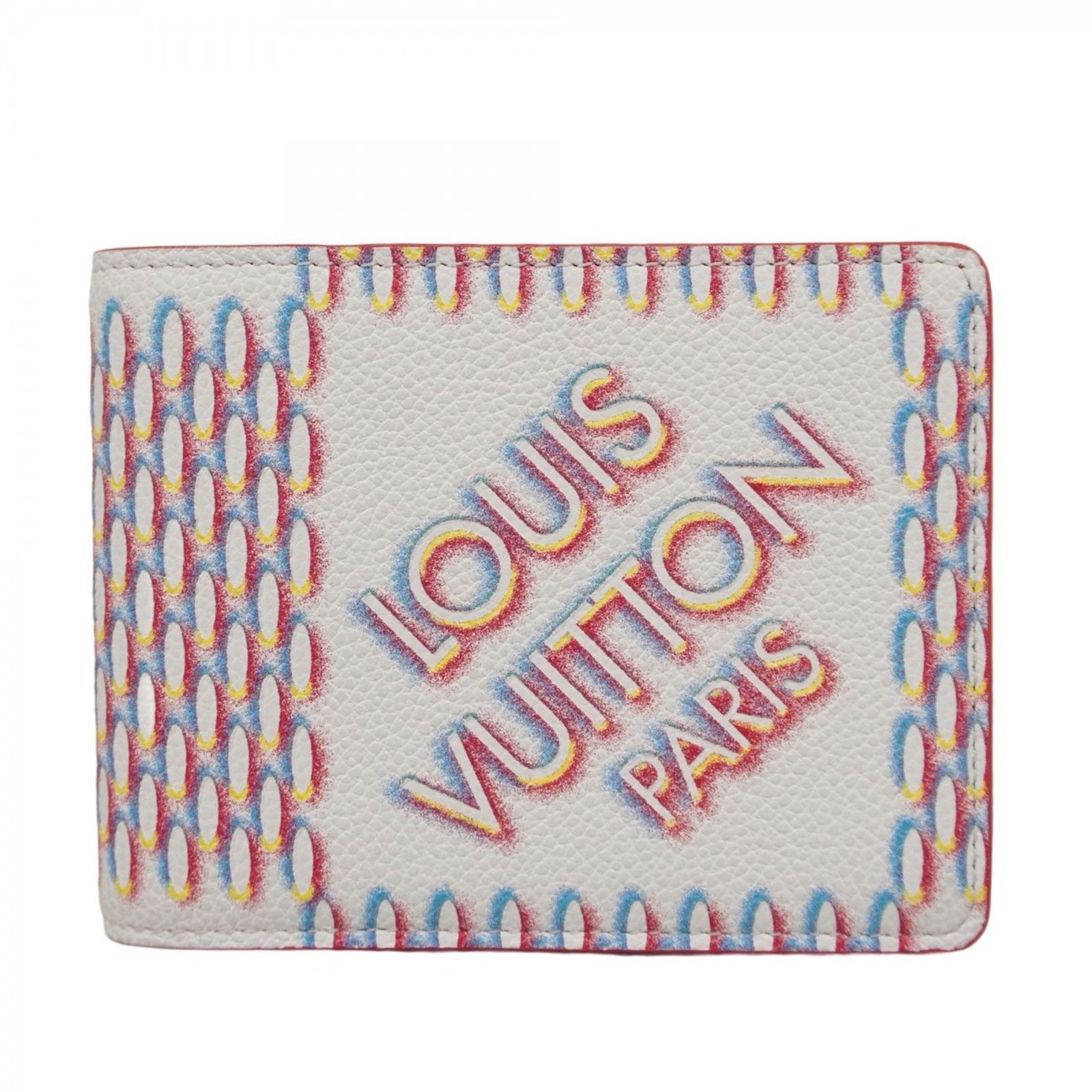 LOUIS VUITTON 二つ折り財布 ヘリテージ ミュルティプル Aランク LOUIS