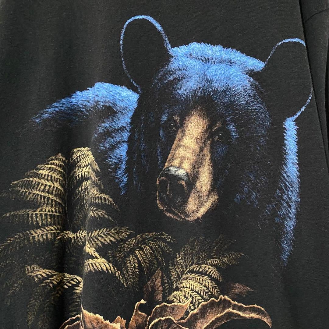 ビンテージ半袖Tシャツ　熊 アニマル tシャツ 熊 クマ プリント XL 古着 古着屋 埼玉