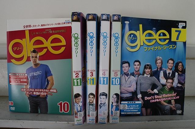 DVD glee グリー シーズン1～ファイナルシーズン 全60巻 ケース無し発送 レンタル落ち Z3U358