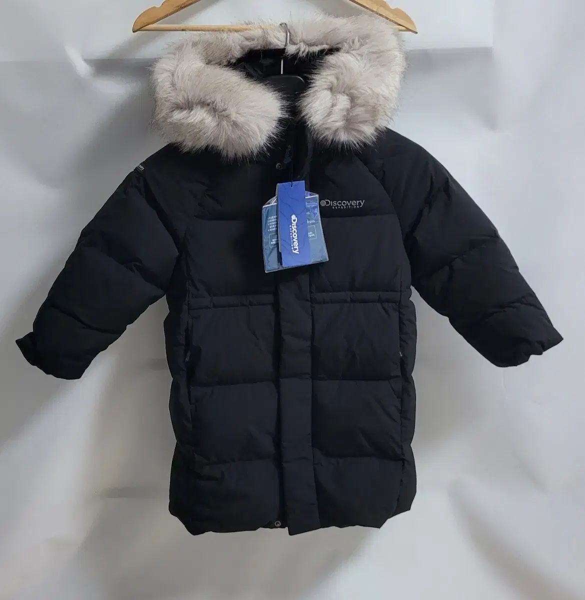 ディスカバリー キッズ 女子児童 グースダウン ダウンジャケット ロング丈 120
