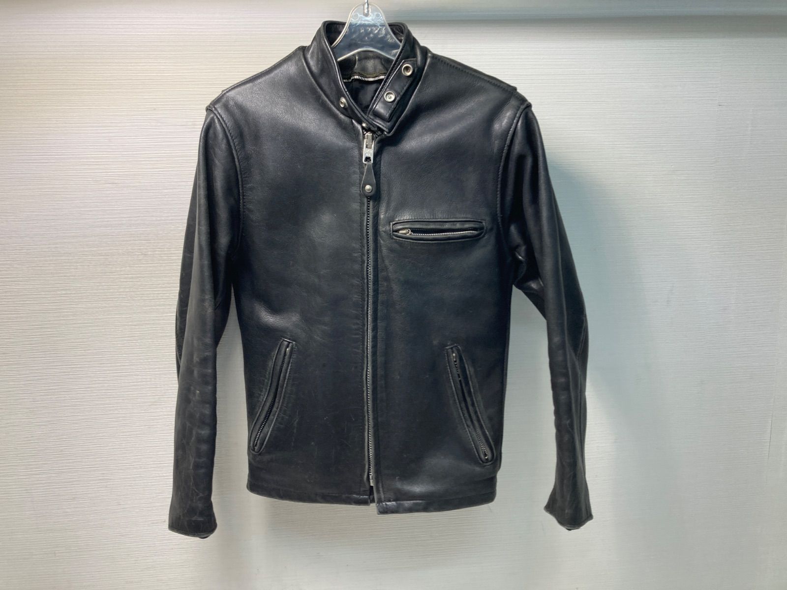 良品 Schott ライダースジャケット 641Q キルティング サイズ38