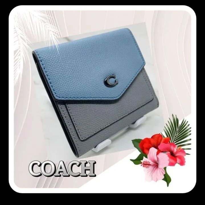 ✳️Sale【匿名配送・新品】✳️COACH コーチ 財布✳️グレーマルチ