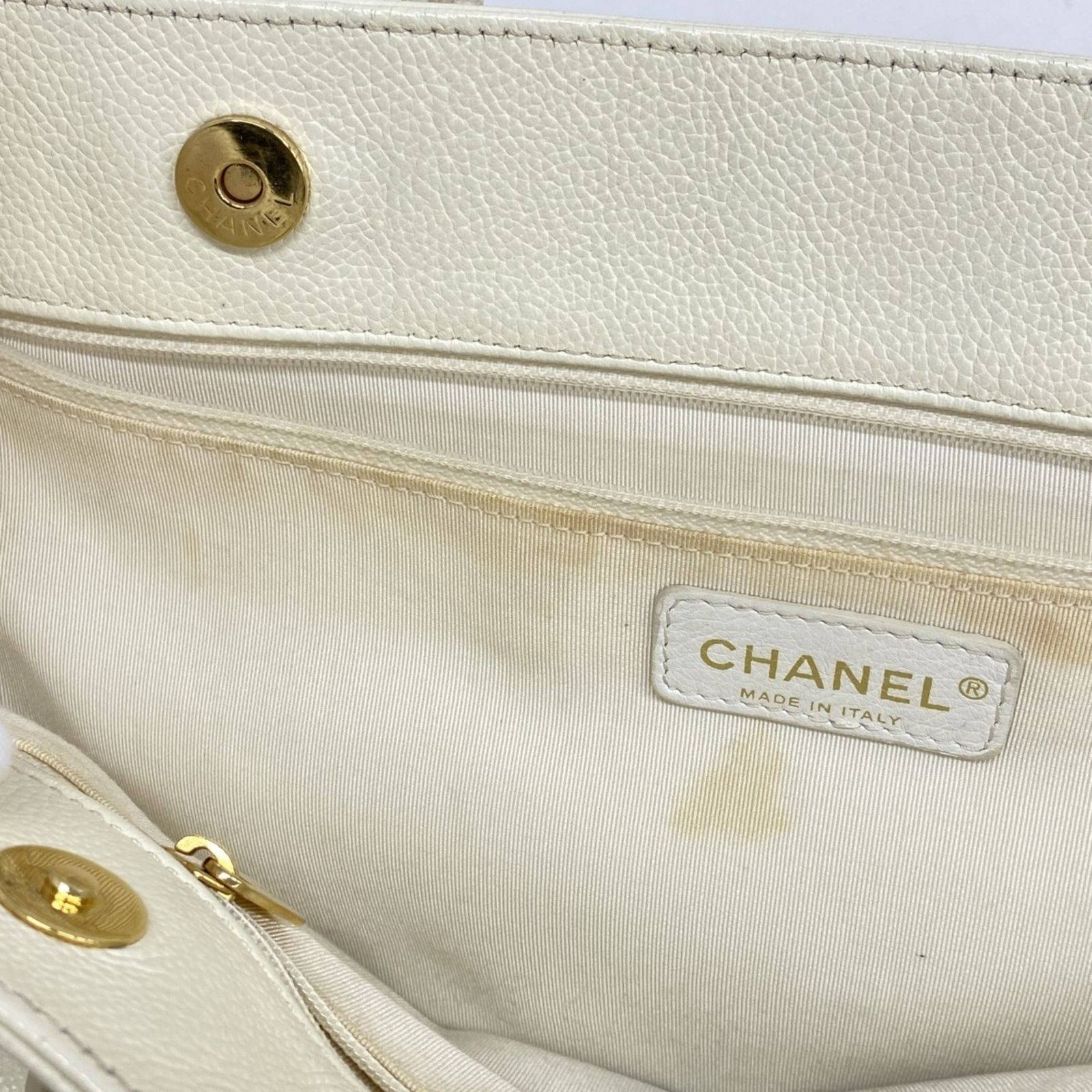 シャネル レザー エグゼクティブ トートバッグ ハンドバッグ　ホワイト 楽天市場】CHANEL シャネル 2.55 エグゼクティブ トートバッグ