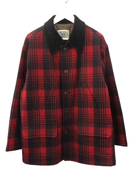 J.PRESS ウール ブルゾン ジャケット チェック 中綿ジャケット J.PRESS ウール ブルゾン ジャケット チェック 中綿ジャケット