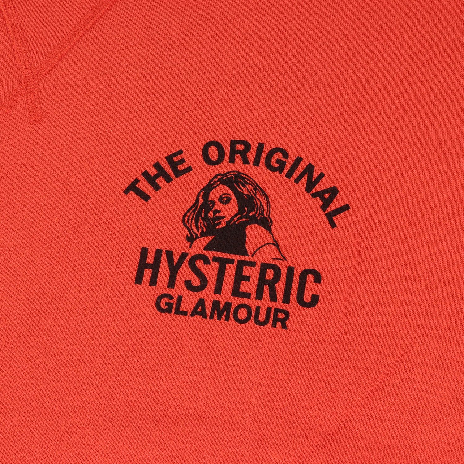 ヒステリックグラマー　トレーナー　オレンジ 新品】HYSTERIC GLAMOUR ヒステリックグラマー スウェット