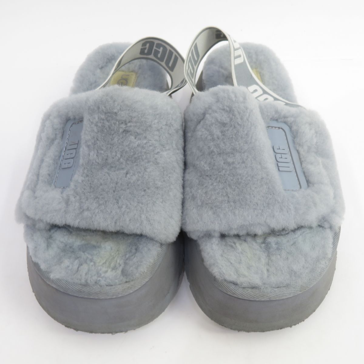 UGG アグ Disco Slide ディスコ スライド サンダル レディース シープスキン ファー 1112258 US6/23cm 箱無 ※中古  - メルカリ