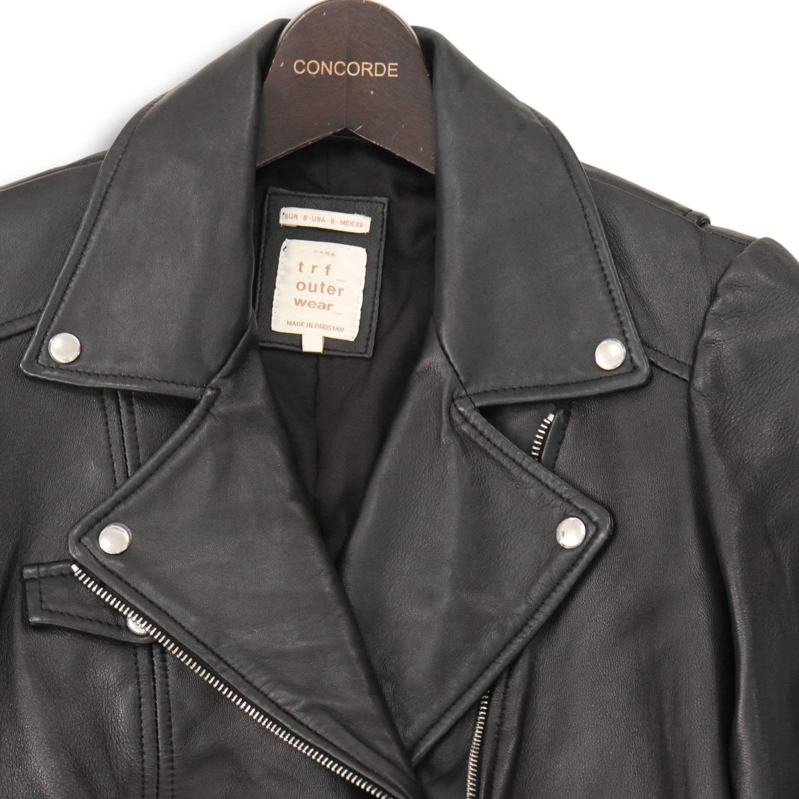 ZARA ザラ trf outer wear 秋冬☆ 羊革 リアル ラム レザー ダブル