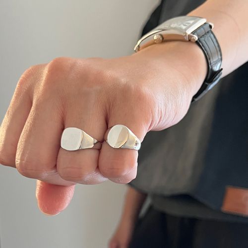 TOM WOOD ピンキーリング Mini signet-Oval 6号 □送料込□Tom