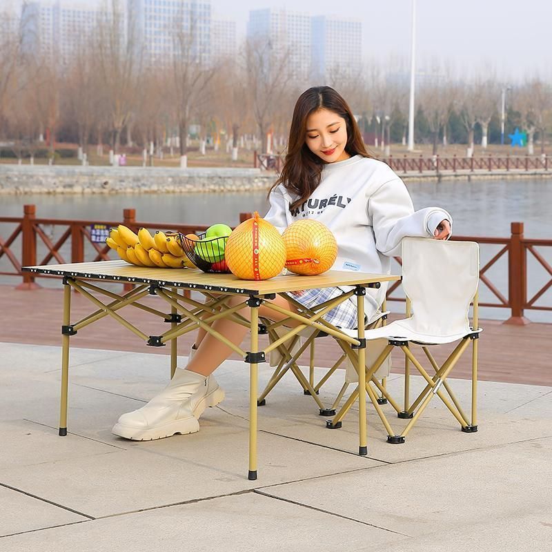 折り畳みテーブル?チェアセットアウトドア組立簡単トップキャンプテーブル椅子バーベキューコンパクト5点セット4人用持テーブル HRDEVELOPMENT_JP