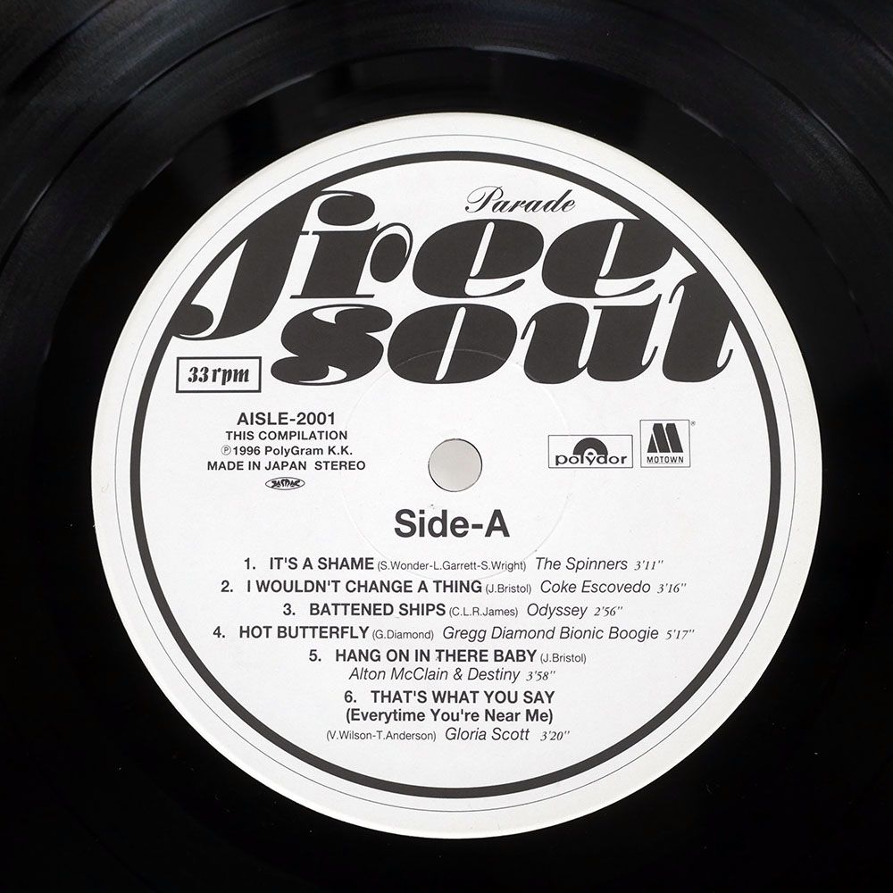 FREE SOUL PARADE レコード LP 国内盤 VA/FREE SOUL PARADE/POLYDOR AISLE2001 LP - メルカリ