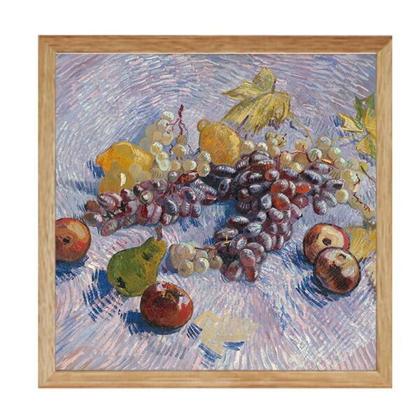 インテリアアート防災トイレ sonae 備絵フィンセント ファン ゴッホGrapes Lemons Pears and Apples防災グッズ 非常用トイレ 簡易トイレ トイレキット