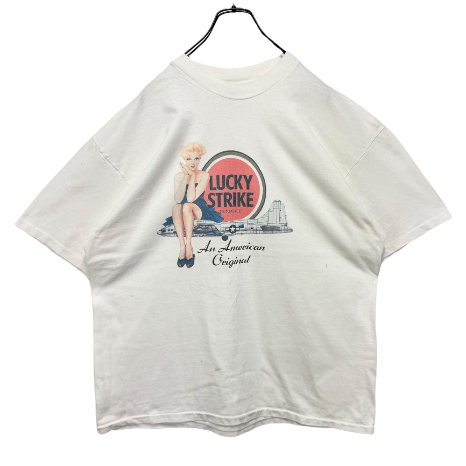 フォロー割しょう 90s ラッキーストライク ビンテージTシャツピンナップ フォロー割しょう様専用 90s ラッキーストライク ビンテージT