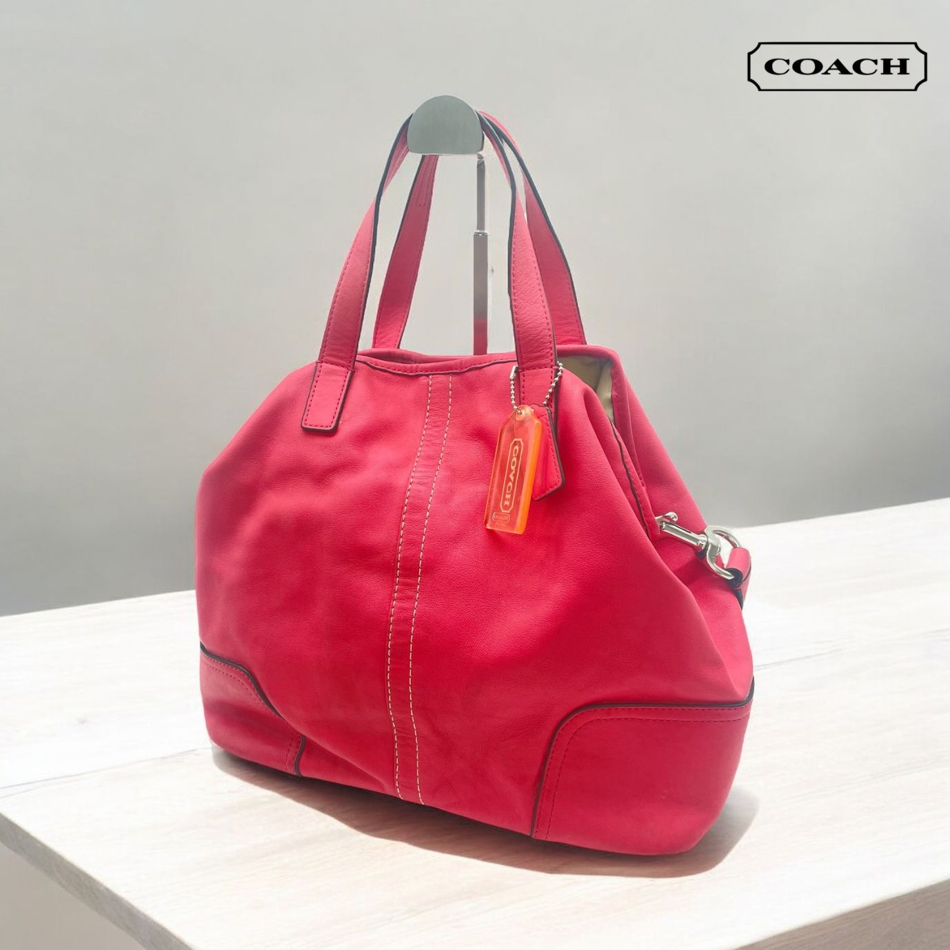 COACH コーチ F27728 2wayバッグ パッションピンク ハンドバッグ 