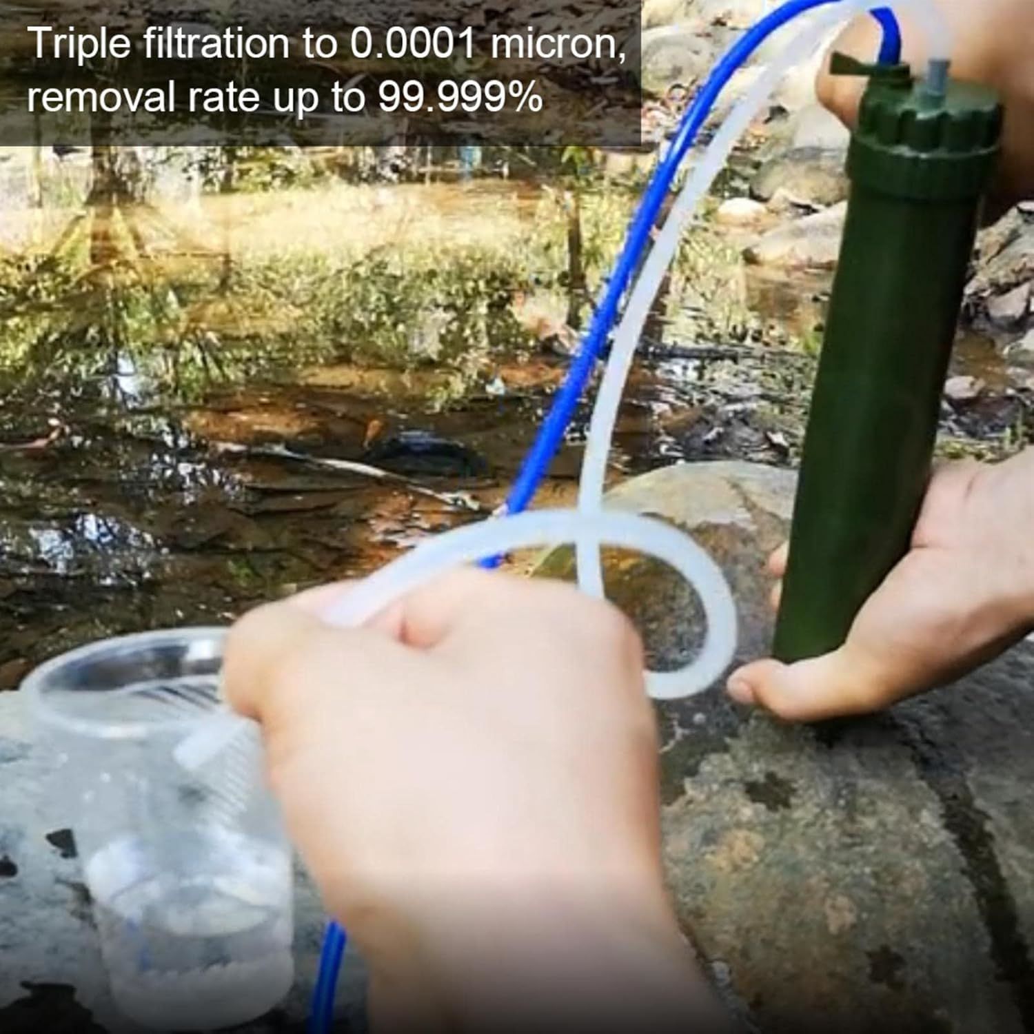 ポータブル水フィルター 濾過100000L