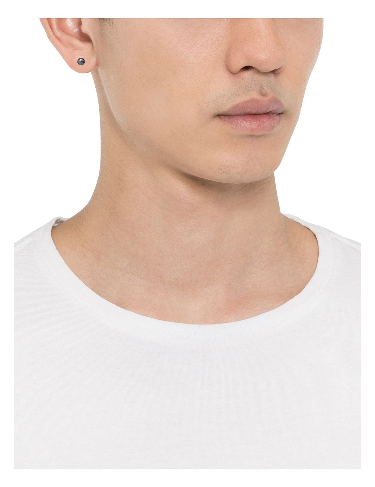 ライオンハート LION HEART プラチナブラックダイヤ0.25ct ピアス 片耳用シングルピアス 04E12PS M