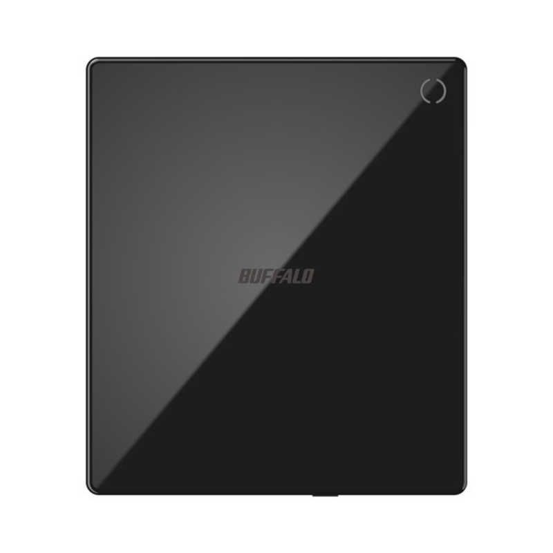 BUFFALO スマホ用CDレコーダー ラクレコ DVD再生＆microSDスロット搭載モデル ブラック RR-PW2-BK