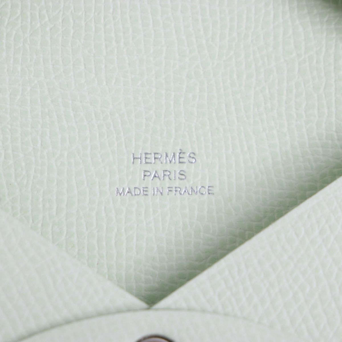 未使用品▽HERMES エルメス カルヴィ ヴォーエプソン レザー コイン