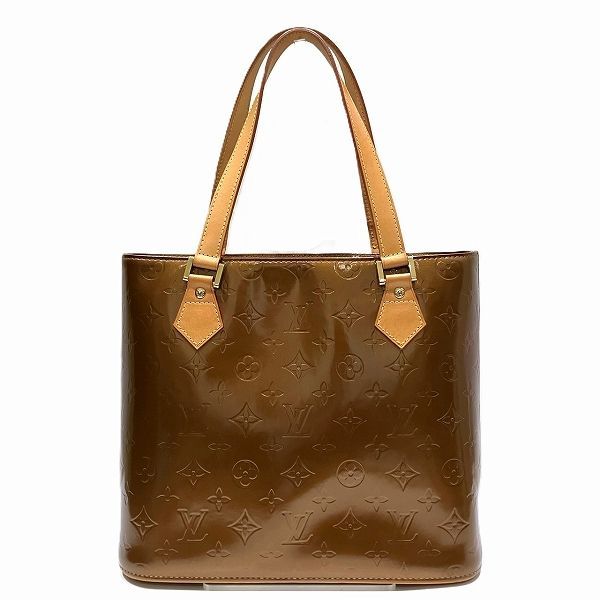 ルイヴィトン Louis Vuitton モノグラムヴェルニ ヒューストン ブロンズ M91122 バッグ トートバッグ レディース