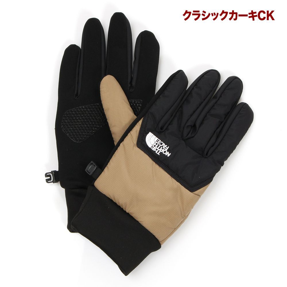 クラシックカーキCK ノースフェイス 手袋 スマホ メンズ レディース THE NORTH FACE ザ ノース フェイス ヌプシ イーチップ グローブ 防水 防寒 スマートフォン対応 スマホ対応 おしゃれ アウトドア 大きいサイズ カーキ NN62520