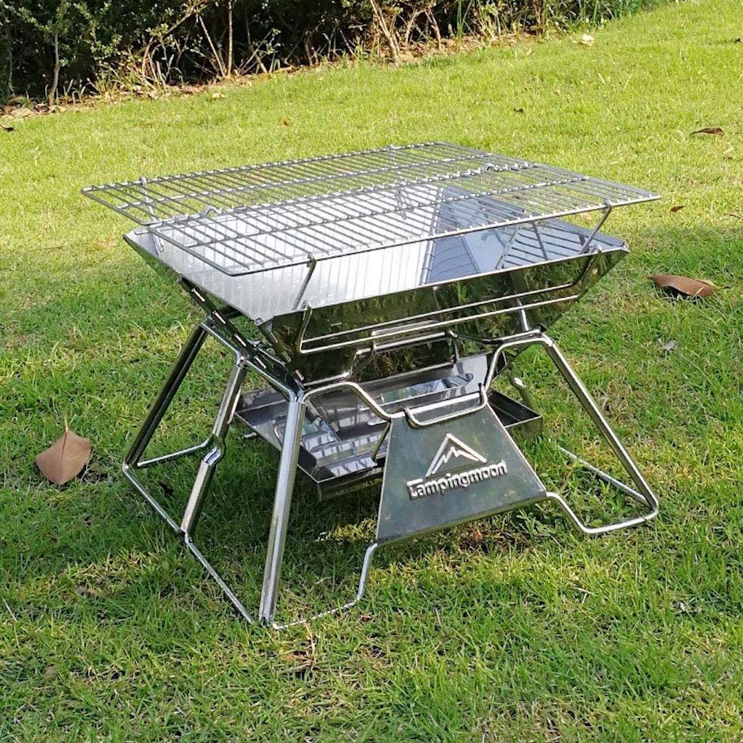 CAMPING MOON 正方形型 バーベキューコンロ 焚火台 MT-2 【公式通販】