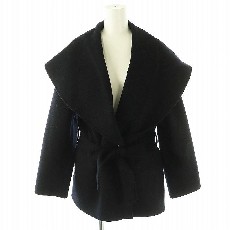 プラージュ Plage ハミルトン ワイドカラーショートコート アウター 36  