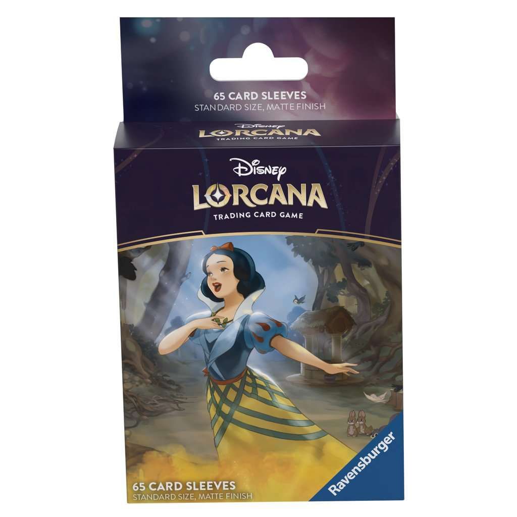 ロルカナ【公式スリーブ】65枚入り　日本未発売　海外限定　ディズニー 4点 海外版】 ディズニー・ロルカナ・TCG スリーブ 白雪姫 65枚入