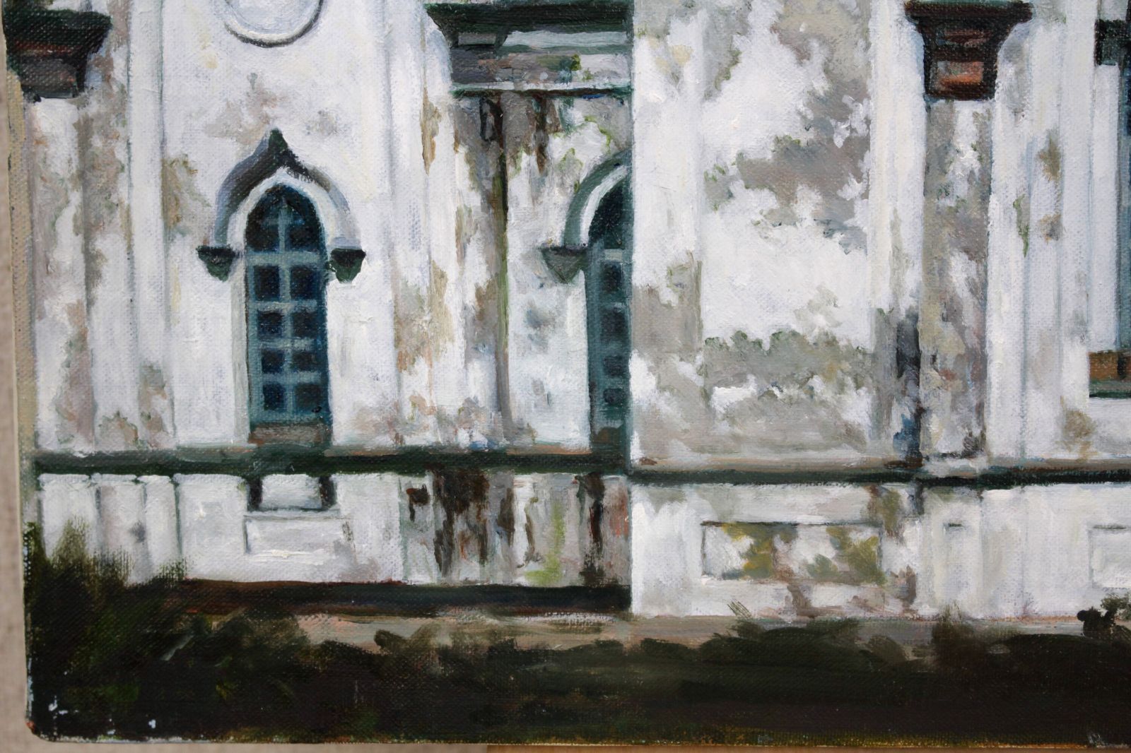 下山正八『教会』油彩画【真作保証】 絵画 下山正八『教会』油彩画【真作保証】 絵画