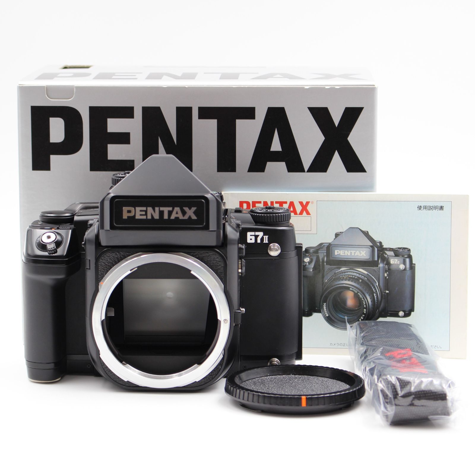 □元箱付、極上品□PENTAX 67II ボディ AEファインダー付 中判フィルムカメラ ペンタックス - メルカリ