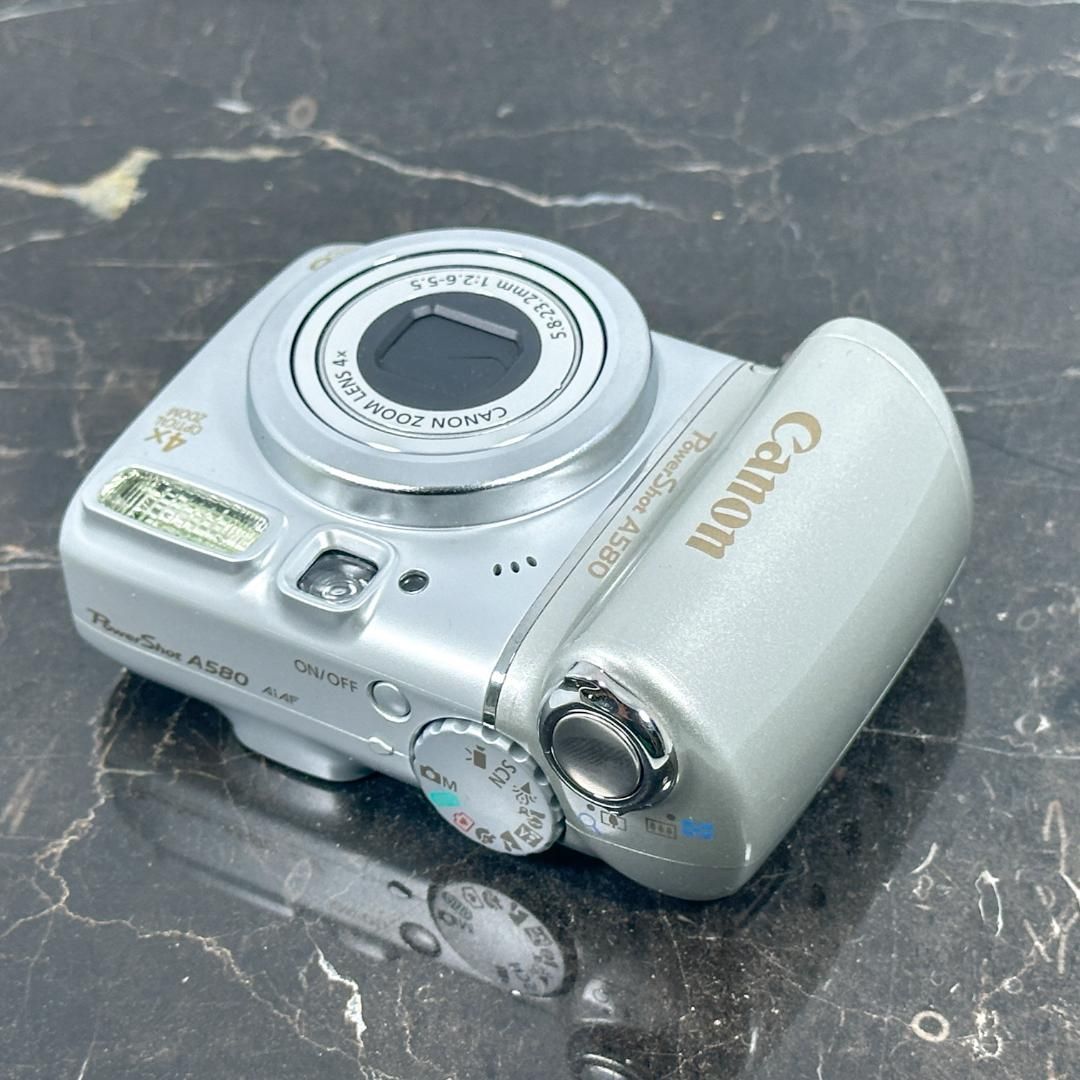 ⭐️美品⭐️ キヤノン CANON PowerShot A580 コンデジ 美品】Canon PowerShot A580 節約 単3電池駆動 キャノン パワー