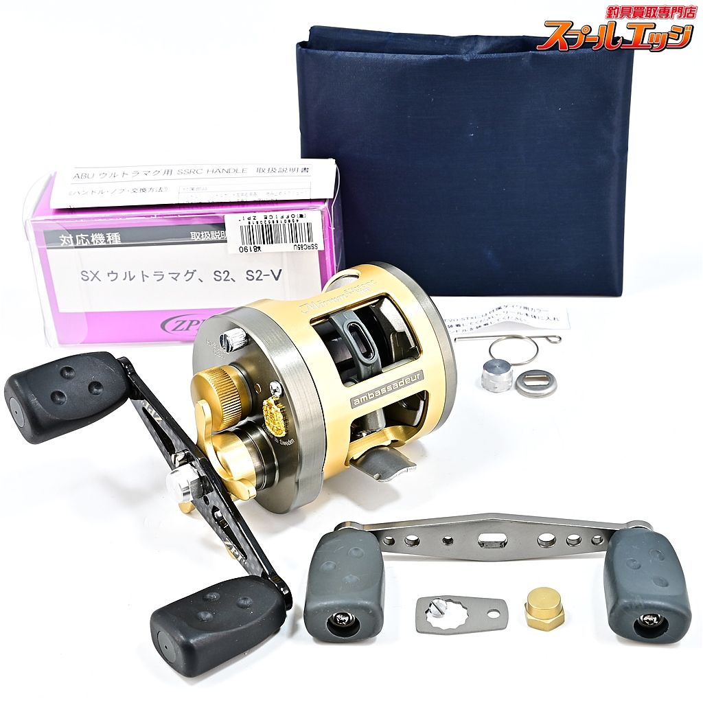 アブガルシア アンバサダー モラム SX1600C IVCB FN.100011|08 ZPI85mmカーボンハンドル-アベイル m40461