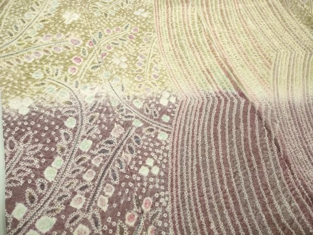 平和屋本店□極上 訪問着 総絞り 暈し染め 逸品 DZAA9966kh5 - メルカリ