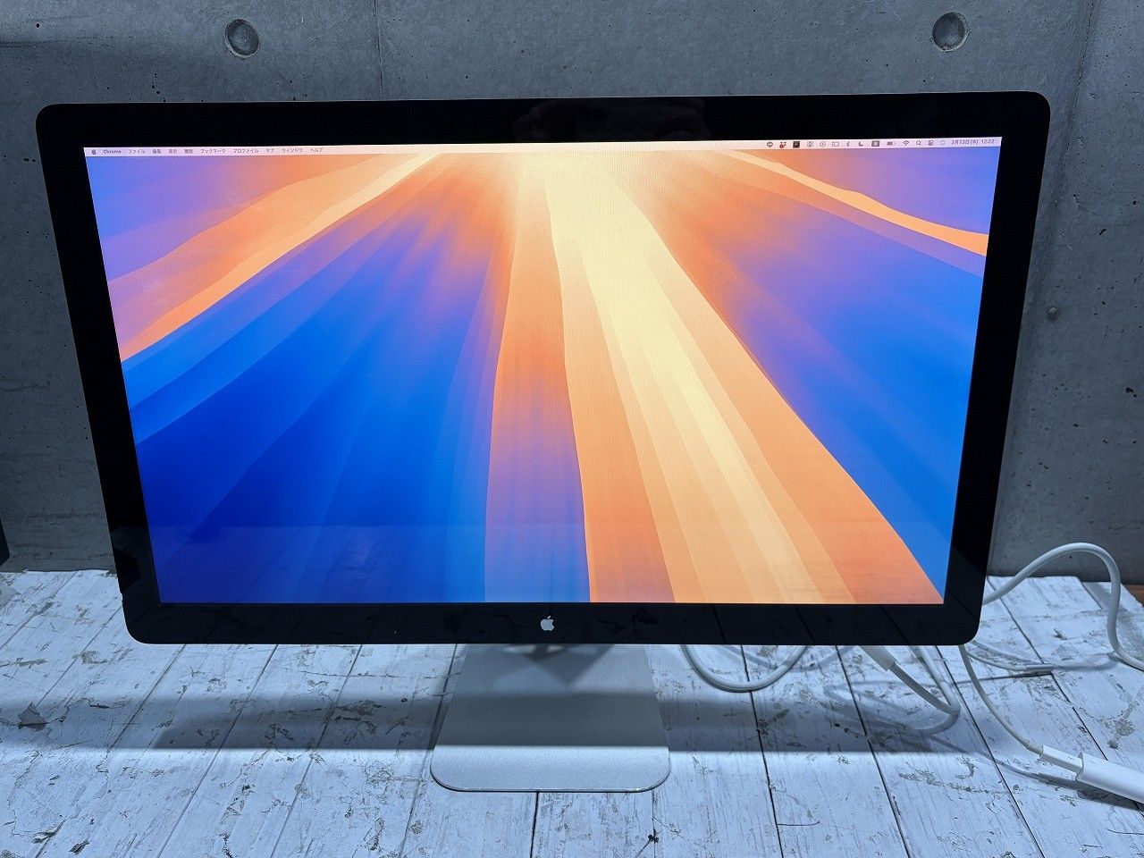 Apple Thunderbolt Display MC914J/A 箱付 美品 iMac（Apple） Apple Thunderbolt Display 27インチ A1407