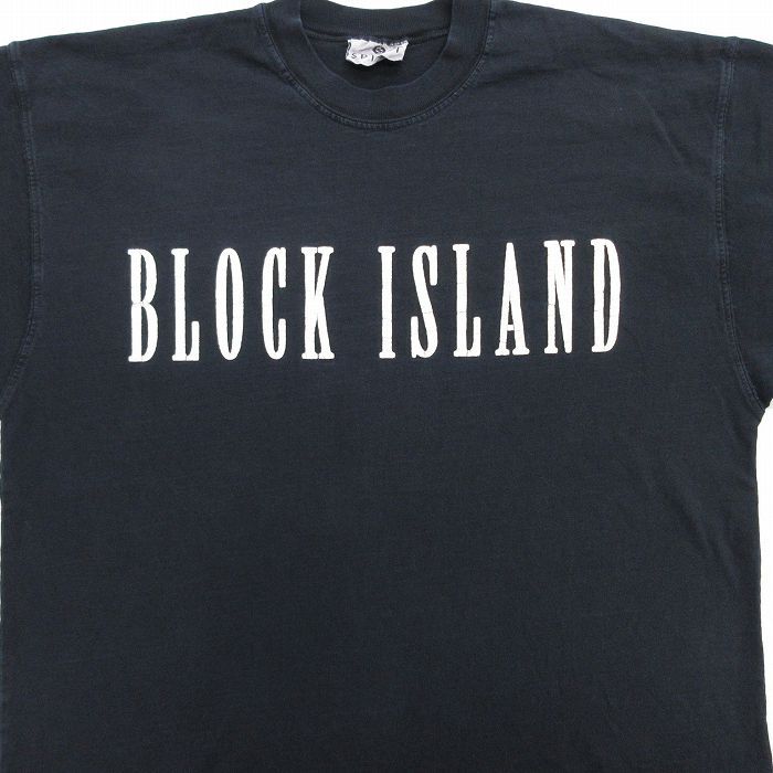 XL/古着 SPIRIT 長袖 ビンテージ Tシャツ メンズ 90s ブロック