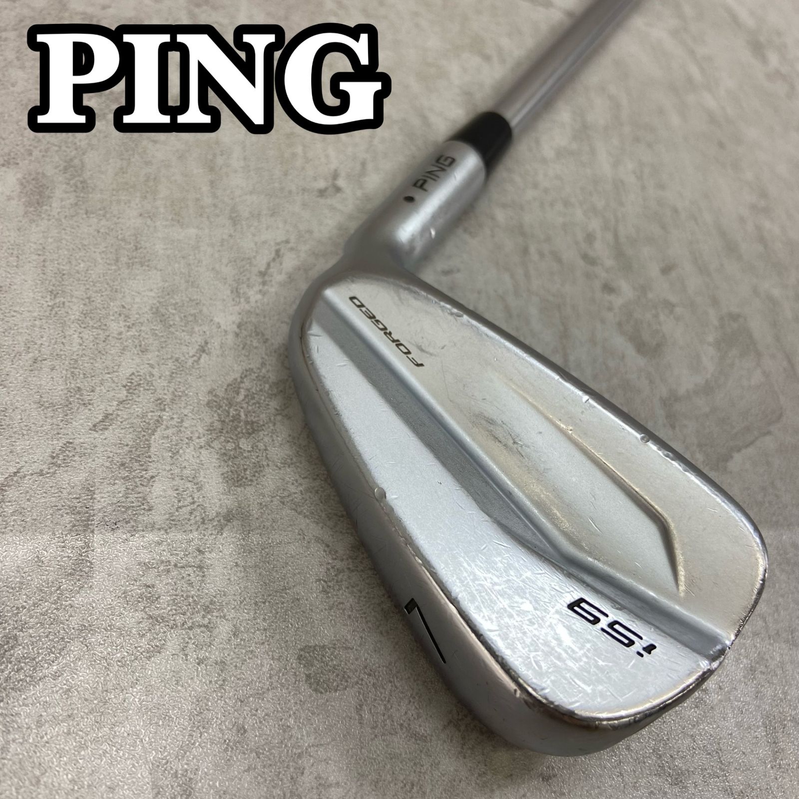 PING i59 メンズゴルフ アイアン 7番 S 右利き用 ピン 日本シャフト N.S.PRO モーダス3